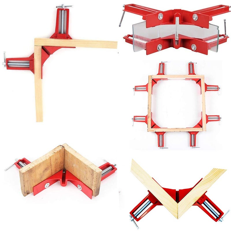CILEONBE Right Angle Clamp, 90 Degrees Corner Clamp, Picture Frame Holder, Glass Holder, DIY Woodworking Hand Tools - Image 3